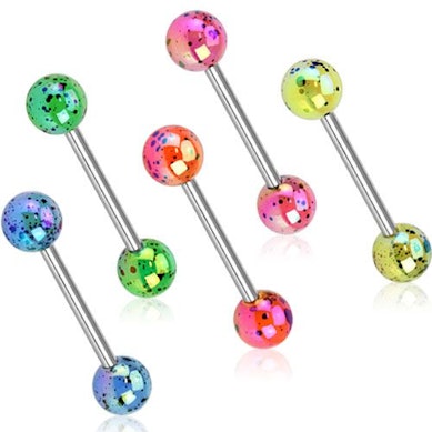 Tongpiercing met discobal