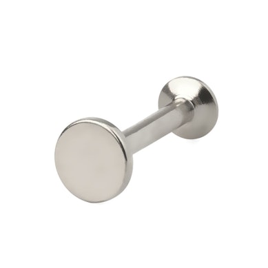 Labret met ronde top en inwendig schroefdraad