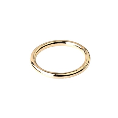 Segment ring van 14 karaats goud met scharnier