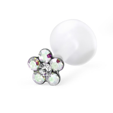 Labret met bloem