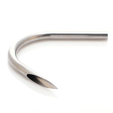 Steriele gebogen piercingnaald