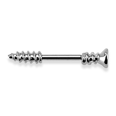 Tepelpiercing in schroefvorm