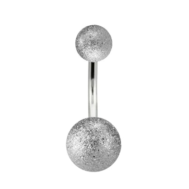 Navelpiercing met diamant look