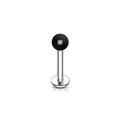 Labret met gekleurde bal