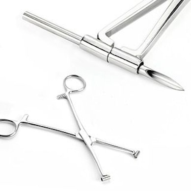 Septum piercing forceps