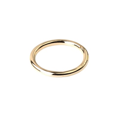 Segment ring van 14 karaats goud met scharnier