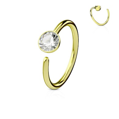 Ring met vaste steen