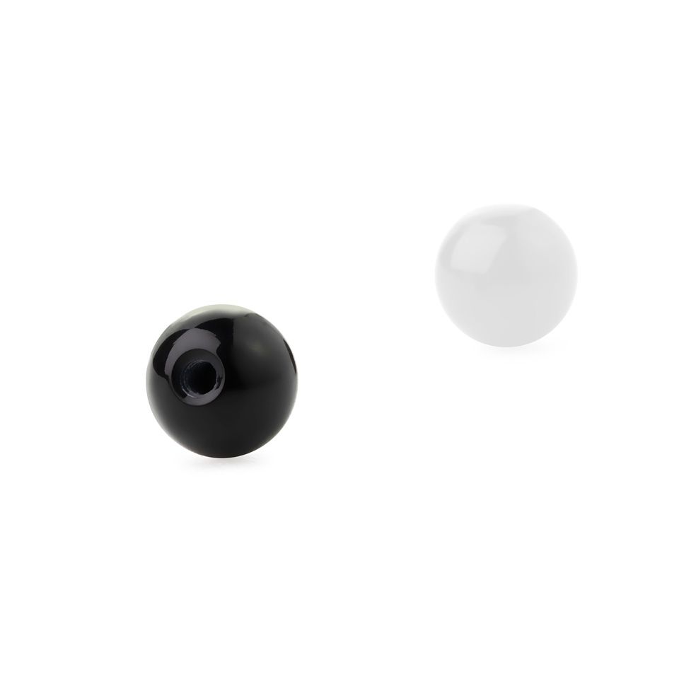 Piercingballetje uit acryl in verschillende kleuren