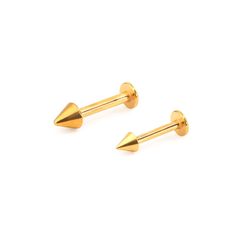Labret in vele kleuren met spike