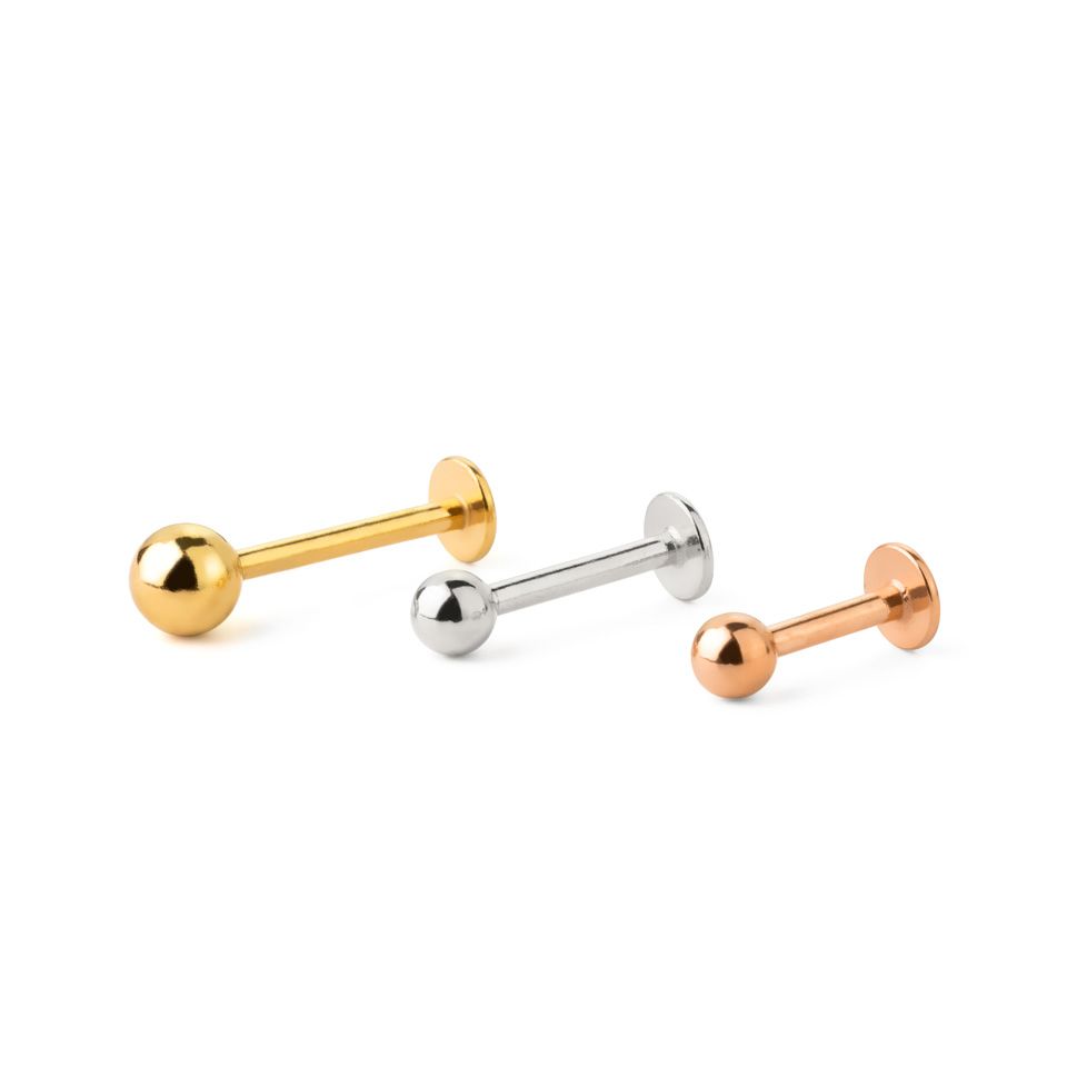 Labret in verschillende kleuren