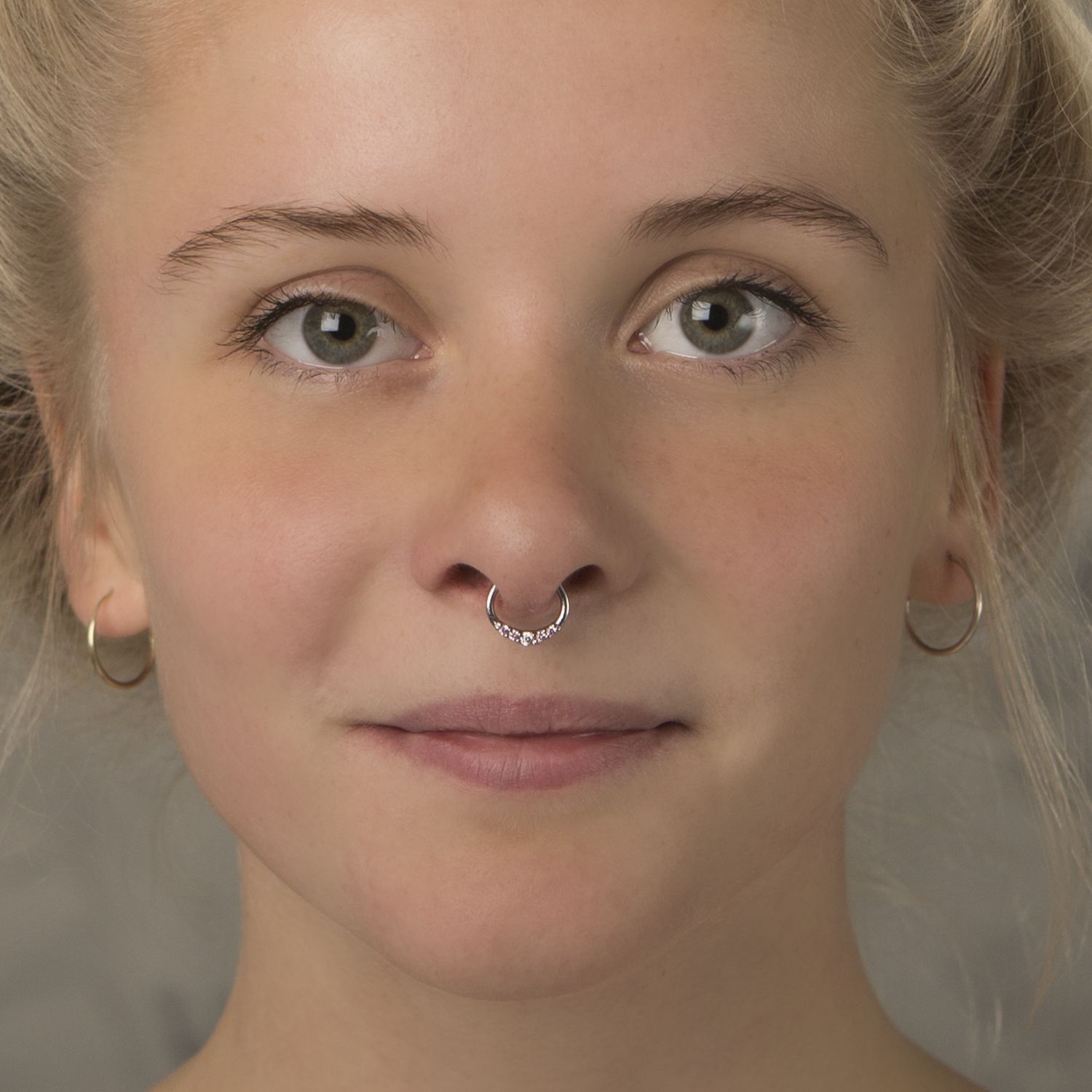 Septumclicker met vijf steentjes