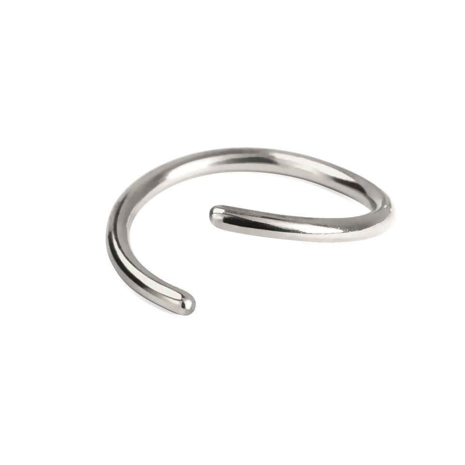 Gesloten ring uit titanium