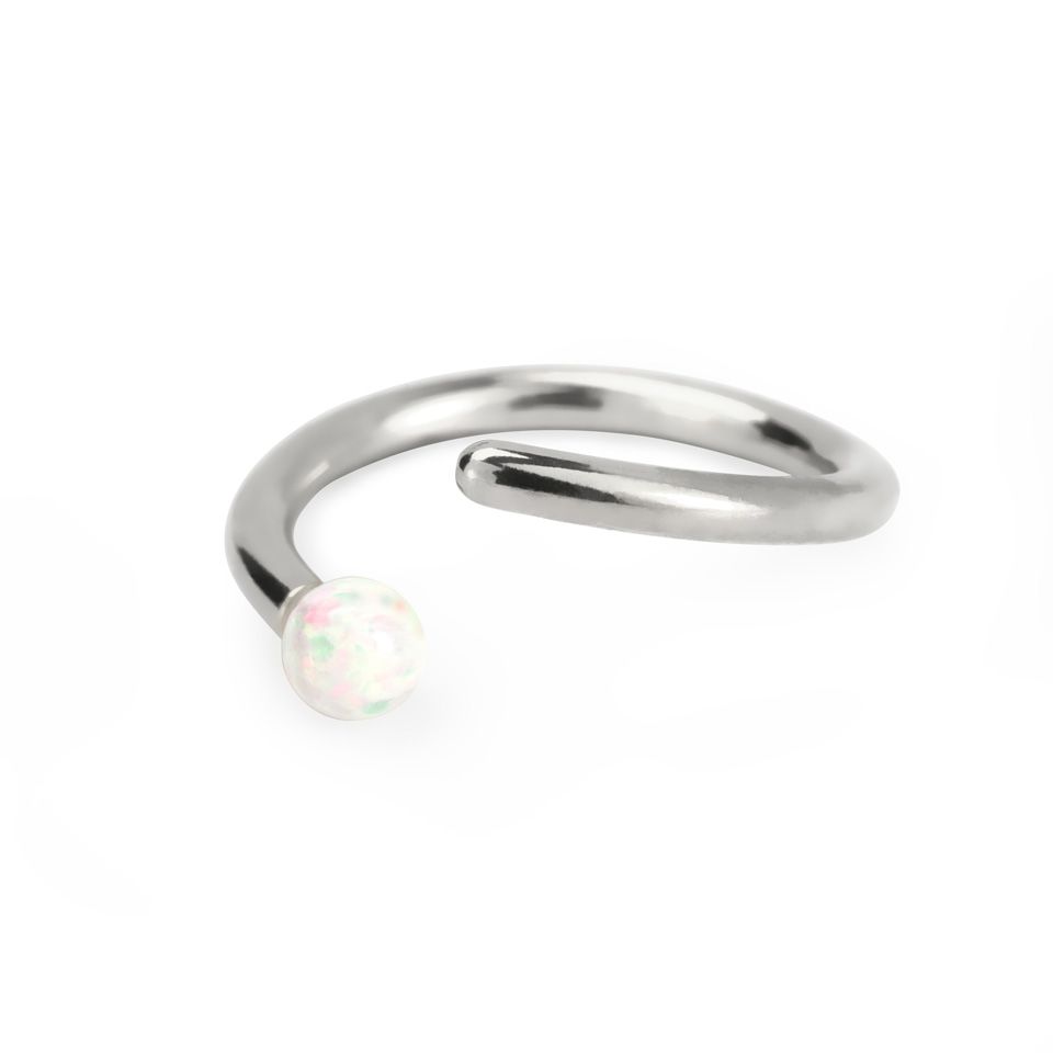 Ring met vast opaalballetje