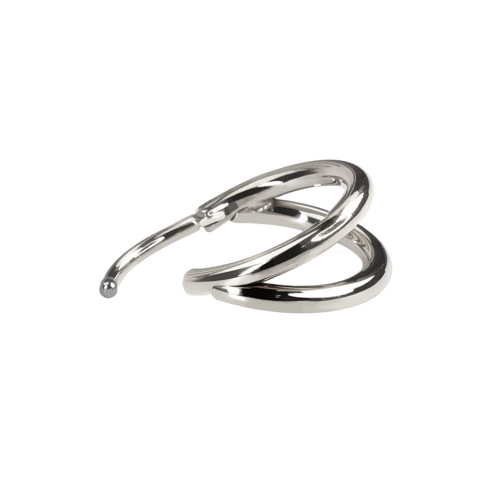 Dubbele ring van titanium