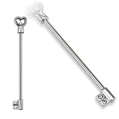 Industrialstaaf in sleutelvorm