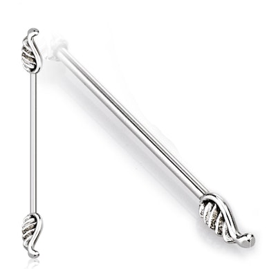 Industrialstaaf met engelenvleugels