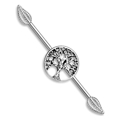 Industrialstaaf met levensboom