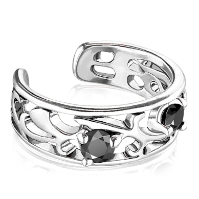 Earcuff met filigraan patroon