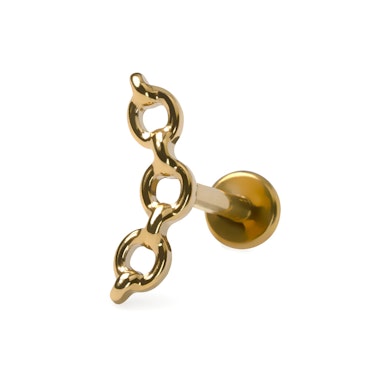 Ketting labret van titanium