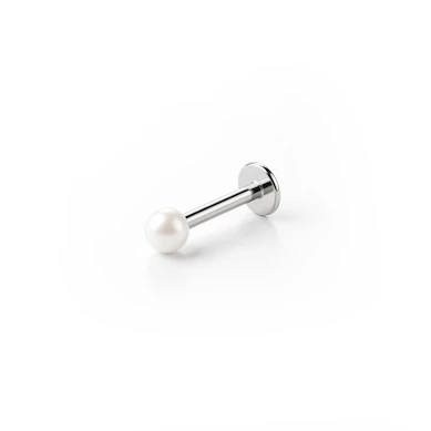 Labret met een parel balletje
