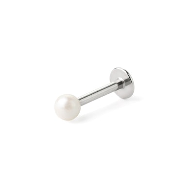 Labret met een parel balletje
