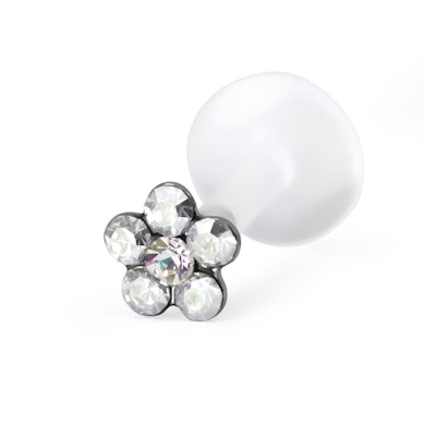 Labret met bloem