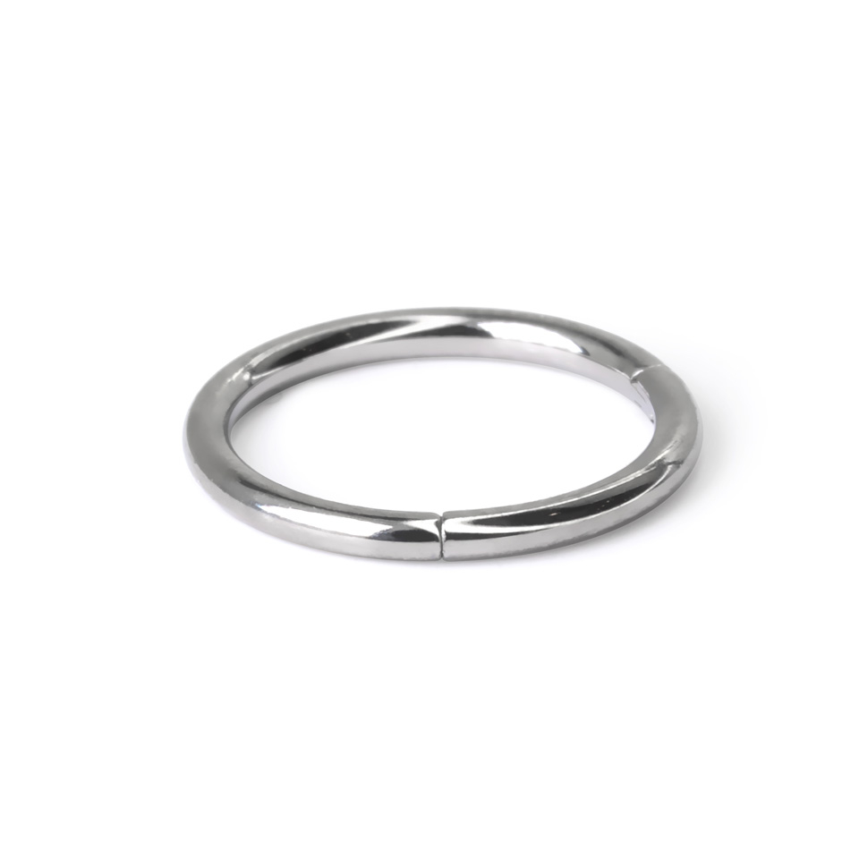 Segment ring van titanium met scharniersluiting