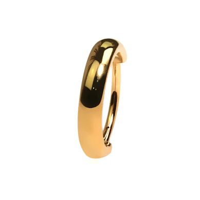 Titanium huggie scharnierring