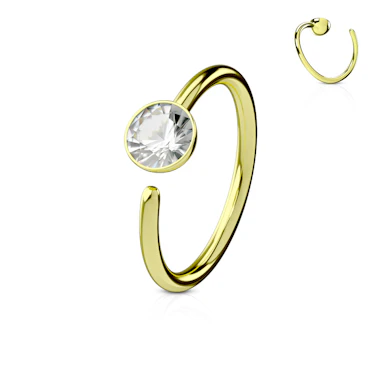 Ring met vaste steen