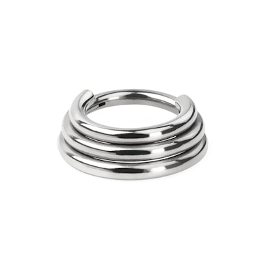 Drie-laagse ring met scharnier