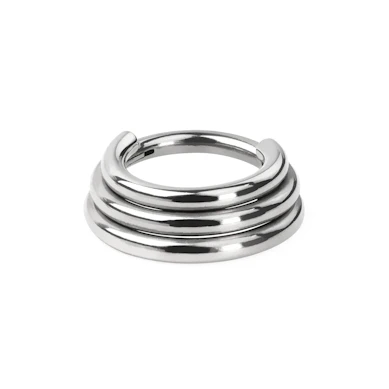 Drie-laagse ring met scharnier