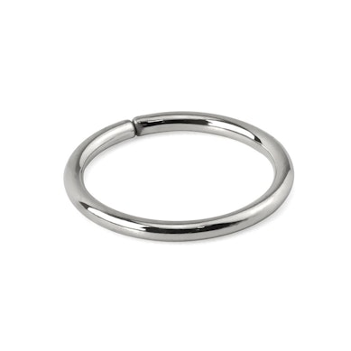 Gesloten ring uit titanium