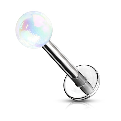 Labret met metallic balletje