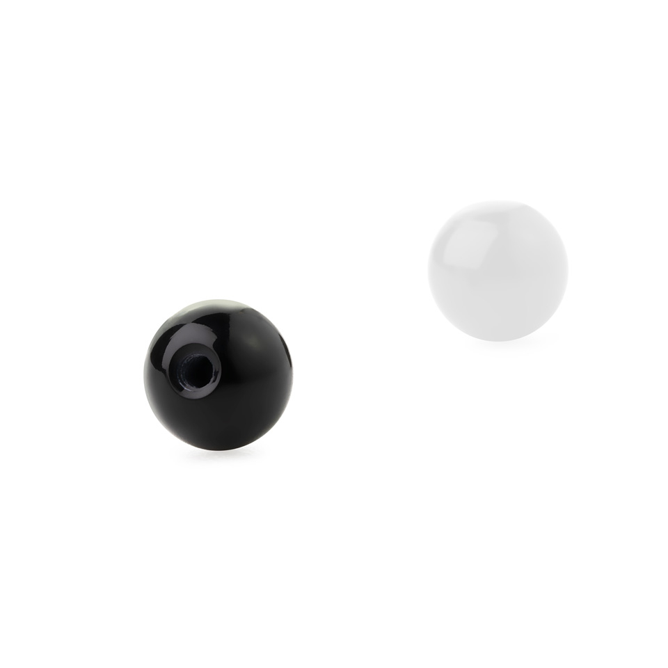 Piercingballetje uit acryl in verschillende kleuren