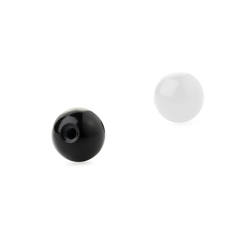 Piercingballetje uit acryl in verschillende kleuren