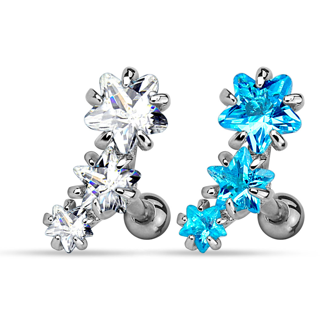 Helixsieraad met drie sterren