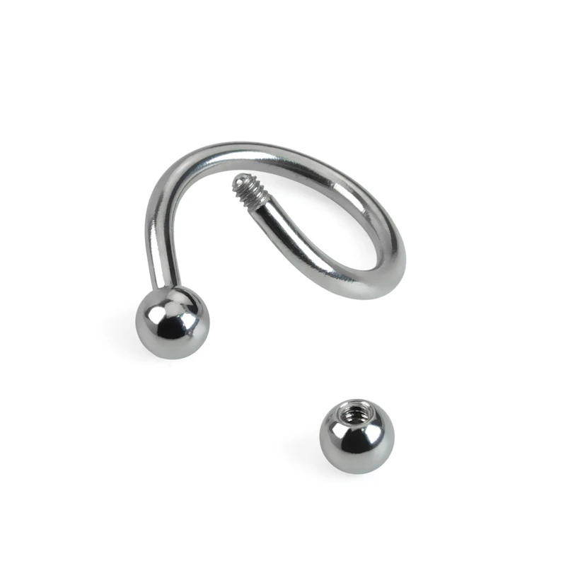 Twisterring met balletjes in veel verschillende kleuren