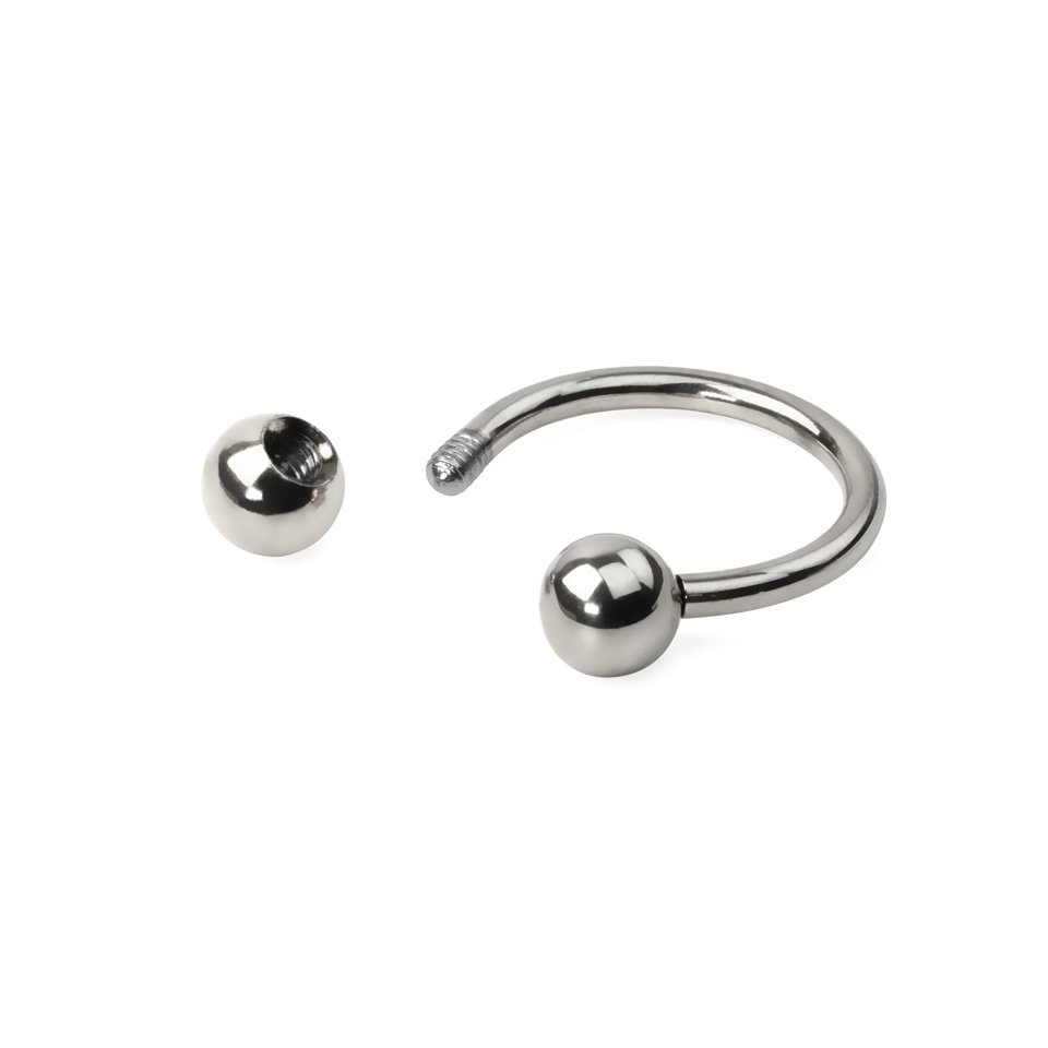 Hoefijzer uit titanium