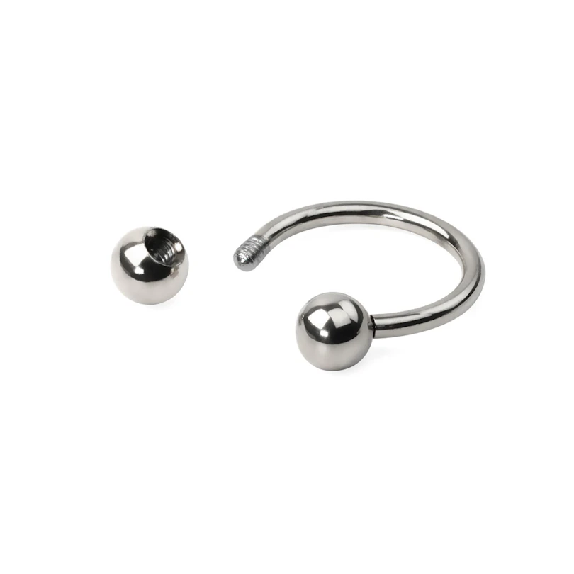 Hoefijzer uit titanium