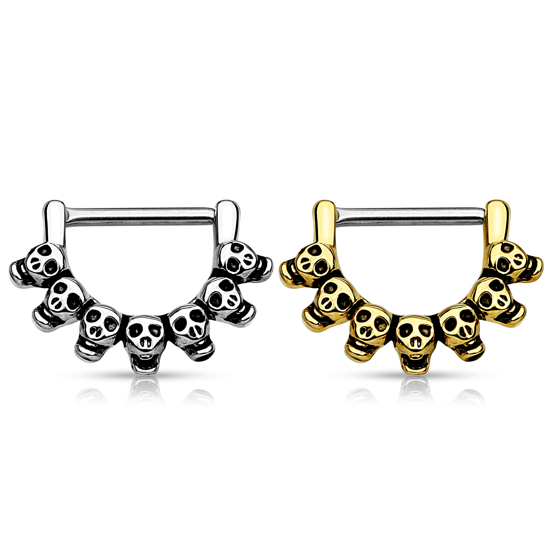 Tepelclicker met doodskoppen