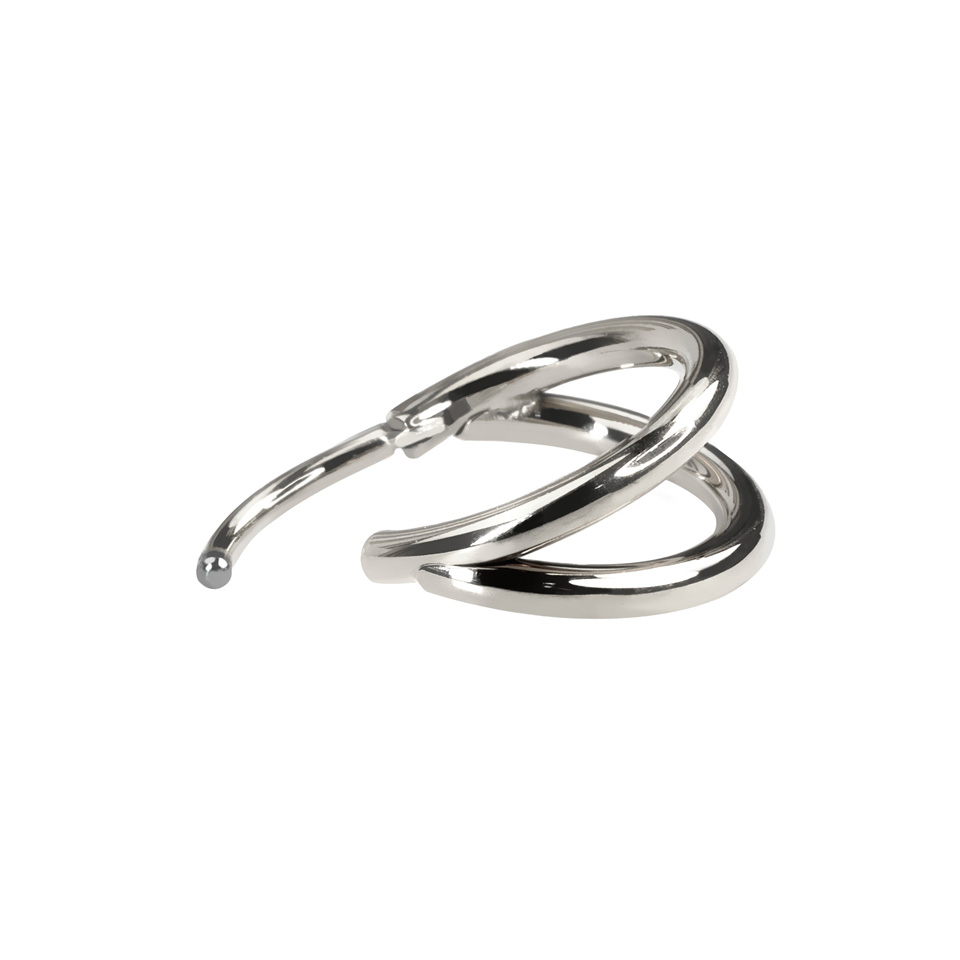 Dubbele ring van titanium