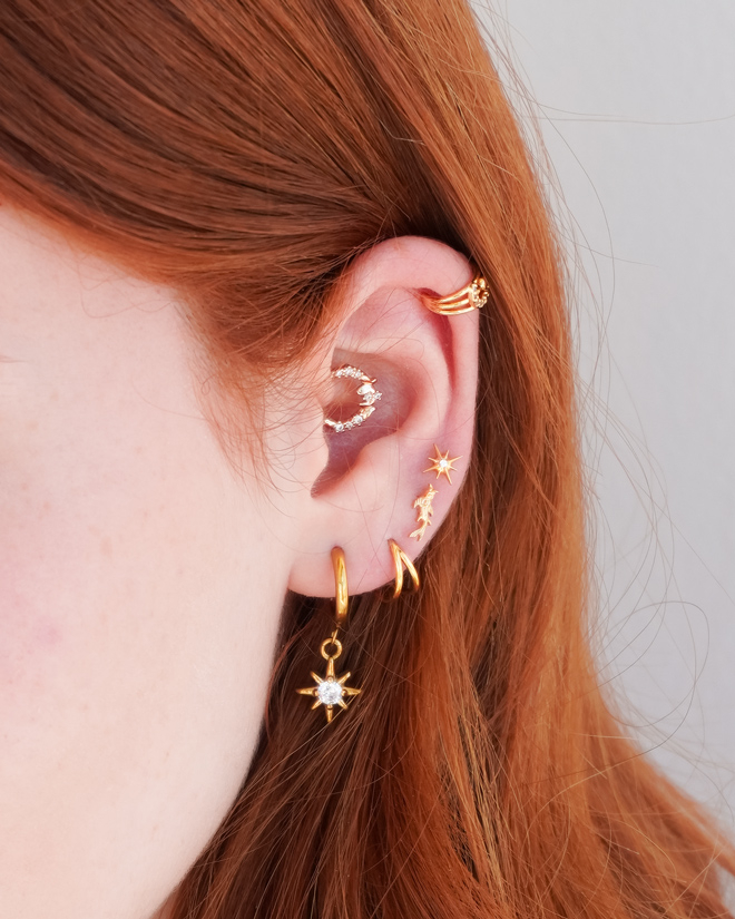 Tweetal huggies met zonnestraal bedel