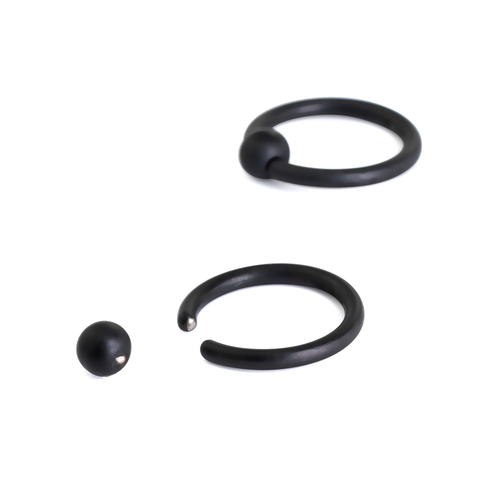 Matzwarte captive bead ring