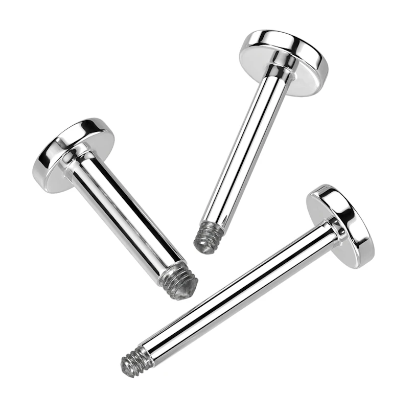 Losse labret uit titanium
