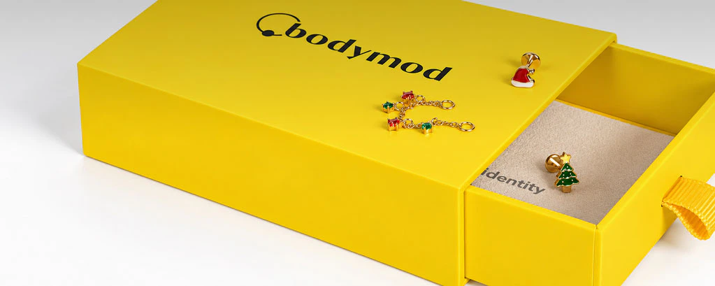 Piercingsieraden voor kerst