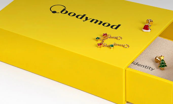 Piercingsieraden voor kerst